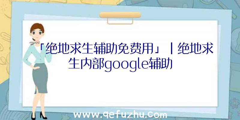 「绝地求生辅助免费用」|绝地求生内部google辅助